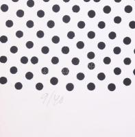 Pentii Tulla (1937-1988): Testikuva, 1980. Szitanyomat, papír, jelzett, számozott (9/40). 68x68 cm