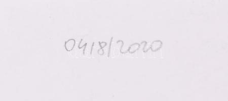 Pentii Tulla (1937-1988): Testikuva, 1980. Szitanyomat, papír, jelzett, számozott (9/40). 68x68 cm