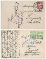 Zimony, Semlin, Zemun - 2 db RÉGI fotós képeslap: gyerekek / 2 pre-1945 photo postcards: children