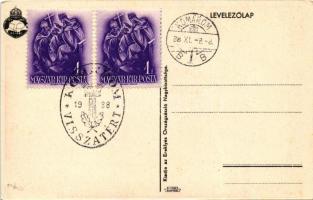 1938 Hiszek egy Istenben, Hiszek egy hazában (Hiszekegy). Kiadja az Ereklyés Országzászló Nagybizott...