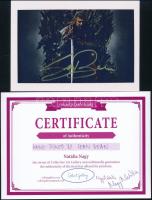 Sean Bean brit színész aláírása, aki karizmatikus alakításaival vált világszerte ismertté. Legikonik...