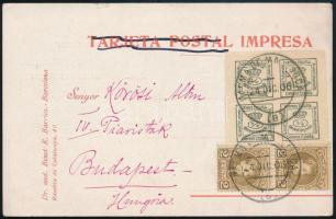 1906 Képeslap Budapestre / Postcard to Hungary