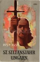 1938 1038-1938 St. Stefansjahr in Ungarn / Szent István év. Klösz / St. Stephen's Year s: Konecsni + So. Stpl (EK)