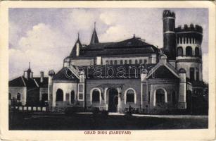 1915 Diósszentpál, Dios kod Daruvar (Koncanica); Tüköry kastély. Kiadja F. Cimic / Grad / castle (EB)