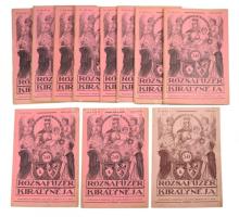 1934 A Rózsafüzér királynéja c. újság Induló I. évfolyama 1-12. számok.