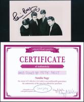 Pete Best - A Beatles eredeti dobosának aláírása
Pete Best brit zenész, aki 1960 és 1962 között a B...