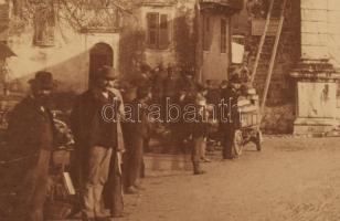 cca 1890-1900 Bartolomeo Borri (1842-1924): Görögország, Korfu, "Porta Reale" (lebontották...