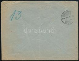 1926 Ajánlott levél 2500K és 16f vegyes bérmentesítéssel / Registered cover with mixed franking &quo...
