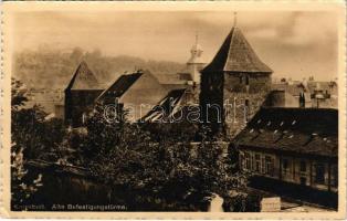 1916 Brassó, Kronstadt, Brasov; Alte Befestigungstürme / régi erődtornyok. H. Zeidner kiadása / old towers (EK)