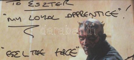 Raymond "Ray" Park (1974-) brit színész, kaszkadőr, harcművész DEDIKÁCIÓJA egy az őt az ik...