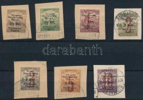 Nyugat-Magyarország VI. 1921 Teljes sor kivágásokon Signed: Bodor