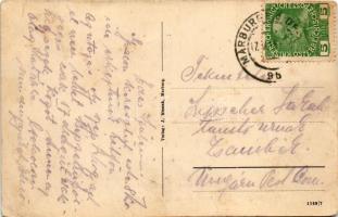 1915 Maribor, Marburg; Restaurant Hauptbahnhof M. Fellinger. Hauptbahnhof, Bürgersalon, Speisesaal, ...