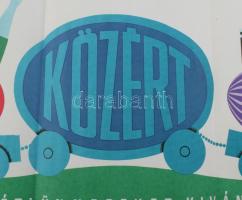 Gönczi-Gebhardt Tibor (1902-1994): Kellemes húsvéti ünnepeket kíván a Közért, 1971-75 körül. Reklámp...
