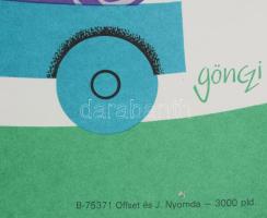 Gönczi-Gebhardt Tibor (1902-1994): Kellemes húsvéti ünnepeket kíván a Közért, 1971-75 körül. Reklámp...