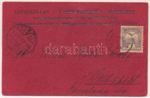 1901 Kihajtható zárt levelezőlappal / with folding card (EB)