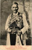 Cetinje, Cettinje, Cettigne; Montenegrinische Typen. Woiwoda Ilia Plamenatz / Voivode Ilia Plamenatz (EK)