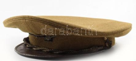 M. Kir. Honvéd Légierő, repülőtiszti tányérsapka, kissé megviselt állapotban, egy hiányzó gombbal, b...