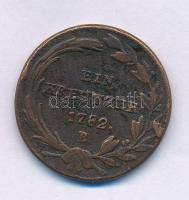 1782B 1kr Cu "II. József" T:VF patina