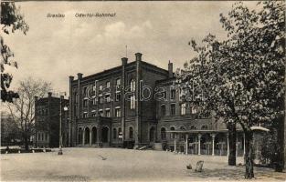 Wroclaw, Breslau; Odertor-Bahnhof / railway station (fl)