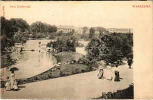Warszawa, Warschau, Warsaw, Varsó; Park Ujzdowski / park
