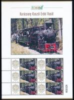 2025 Karácsony Kaszói Erdei Vasút megszemélyesített hatos kisív dísztokban