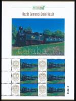 2025 Rezét Gemenci Erdei Vasút megszemélyesített hatos kisív dísztokban