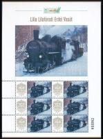 2025 Lilla Lilafüredi Erdei vasút megszemélyesített hatos kisív dísztokban