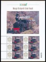 2025 Morgó Királyréti Erdei vasút megszemélyesített hatos kisív dísztokban