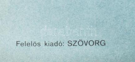 cca 1982 ÁFÉSZ, engedményes nyári vásár, plakát, papír, Állami Nyomda, feltekerve, 65,5x47 cm