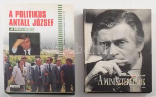 2 db könyv - Debreczeni József: A miniszterelnök. Bp., 1998, Osiris. Kiadói kartonált kötés, jó állapotban. + Jeszenszky - Kapronczay - Biernaczky: A politikus Antall József - az európai úton. Bp., 2006, Mundus. Kiadói kartonált kötés, papír védőborítóval, jó állapotban.