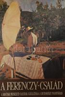 1968 A Ferenczy-család, a Magyar Nemzeti Galéria kiállítása, plakát, ofszet, papír, feltekerve, 80×55 cm