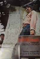 Árendás József (1946-): Cséplő Gyuri színes magyar film plakátja, 1978. Ofszet, papír, jelzett a plakáton, Offset és J. Nyomda, MOKÉP, hajtásnyomokkal, apró szakadással, 81×56,5 cm