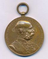 1898. "Jubileumi Emlékérem Fegyveres Erő Számára / Signum memoriae (AVSTR)" bronz kitüntetés mellszalag nélkül T:XF Hungary 1898. "Commemorative Jubilee Medal for the Armed Forces" bronze decoration without ribbon C:XF NMK 249.