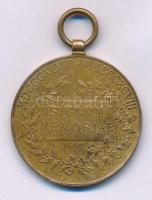 1898. "Jubileumi Emlékérem Fegyveres Erő Számára / Signum memoriae (AVSTR)" bronz kitüntet...