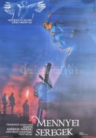 Tóth László (1957-): Mennyei seregek, 1983. Filmplakát, ofszet, papír, jelzett a plakáton, Offset és Játékkártya Nyomda, 81x56,5 cm