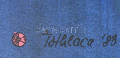 Tóth László (1957-): Mennyei seregek, 1983. Filmplakát, ofszet, papír, jelzett a plakáton, Offset és...