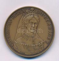 Kelemen Kristóf (1922-2001) 1987. "MÉE / Erzsébet királyné születésének emlékére" kétoldalas bronz emlékérem (42,5mm) T:AU Adamo BP22