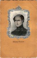 Kölcsey Ferenc (1790-1838) ezüst dombornyomott keretben / Emb. frame