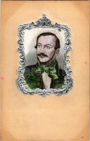 Vörösmarty Mihály (1800-1855) ezüst dombornyomott keretben / Emb. frame