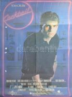 1988 Cocktail, Tom Cruise, filmplakát, ofszet, papír, hajtásnyomokkal, festékfoltokkal, kisebb lapszéli szakadásokkal, 83,5x59,5 cm