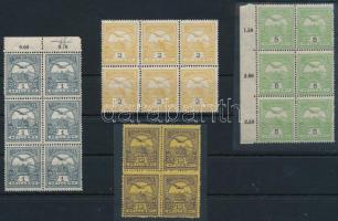 1913 4 klf Turul összefüggés fekvő vízjellel, benne típusok