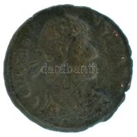 Római Birodalom 347-348 / II. Constantius / Siscia / AE follis bronz (1,40g) T:VF,F Roman Empire 347-348 / Constantius II / Siscia / AE follis bronze "CONSTAN[TI]-VS P F AVG / VICTORIAE DD AVGGQ NN - ASIS" two victories facing each other with wreaths and palms, HR between. (1,40g) C:VF,F RIC VIII 191