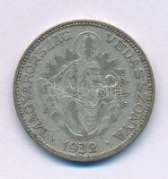 1932. 2P Ag "Madonna" T:VF,F patina Adamo P7