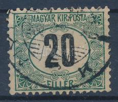 1903 Portó 20f számvízjellel / number in the watermark