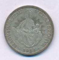 1933. 2P Ag "Madonna" T:VF,F patina, kis ph. Adamo P7