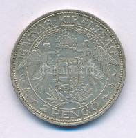 1933. 2P Ag "Madonna" T:XF,VF patina
Adamo P7