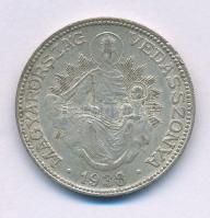 1938. 2P Ag "Madonna" T:VF patina Adamo P7