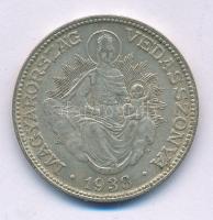 1938. 2P Ag "Madonna" T:VF patina Adamo P7