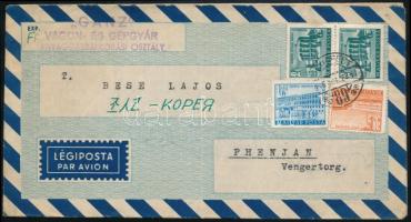 1956 Légi levél Koreába / Airmail cover to Korea