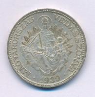 1939. 2P Ag "Madonna" T:XF patina Adamo P7